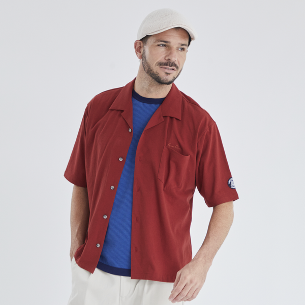 [Official] Sina Cova Short Sleeve Open Color Shirt Open Collar Cut Shirt 23134510