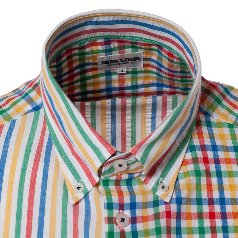Short -sleeved button down shirt 19124600
