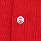 Short -sleeved button down polo shirt 20150540