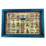 Wall ornament  (large) "Nautical chart" 57000140