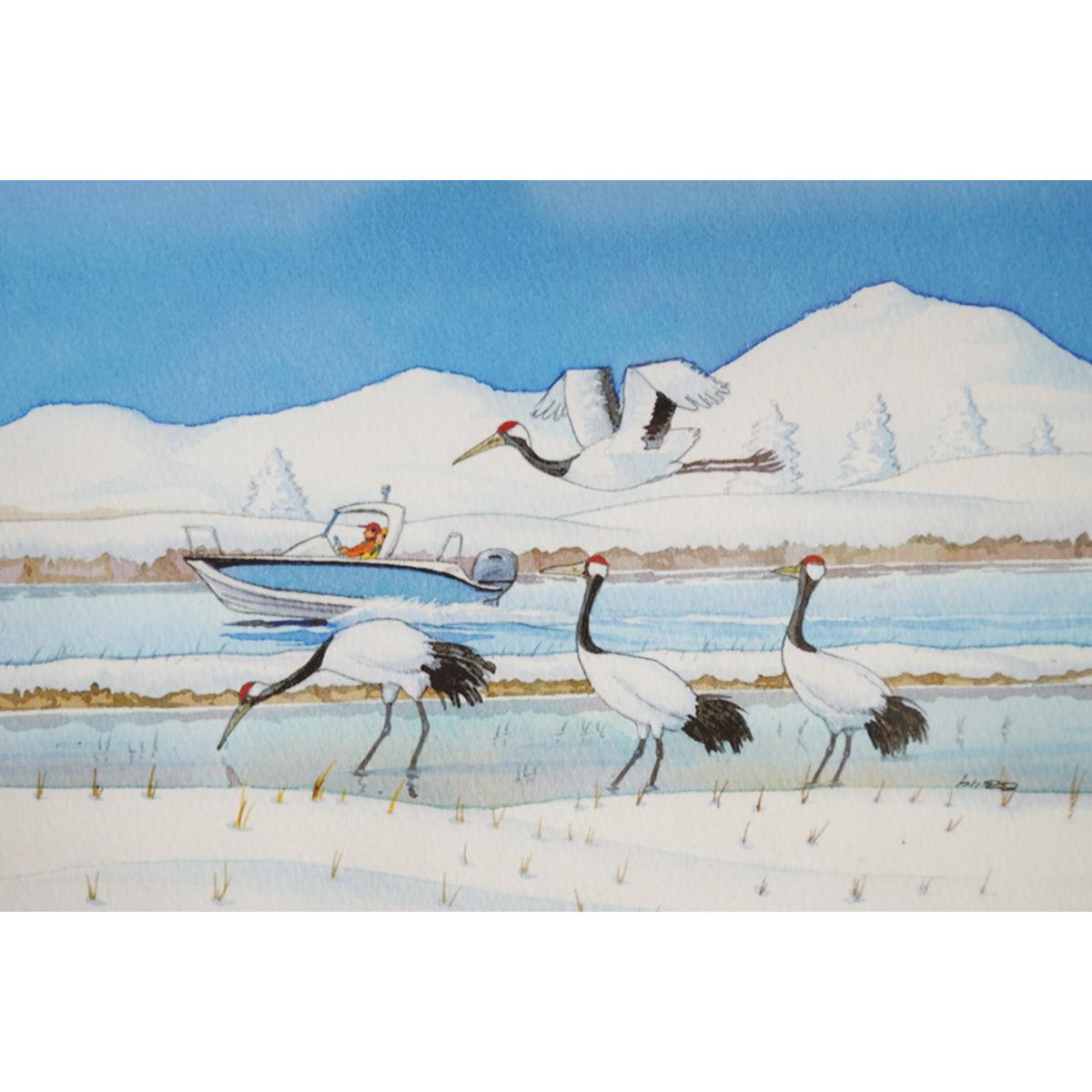 直接買付 アクリル 印象派 海景 地中海 バルセロナ Tadami 『積雪の中』 57000470